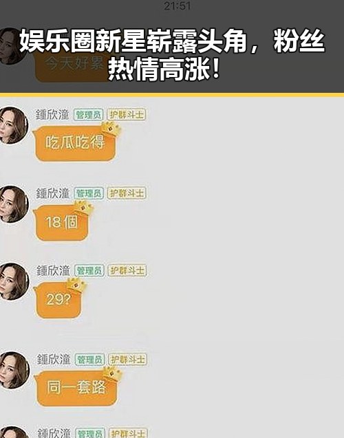 娱乐圈新星崭露头角，粉丝热情高涨！