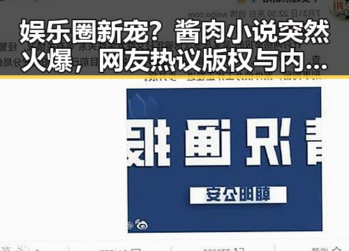 娱乐圈新宠?酱肉小说突然火爆,网友热议版权与内容质量 🧐🔥